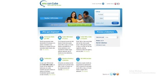 SMS gratis a Cuba Como enviar SMS gratis a Cuba